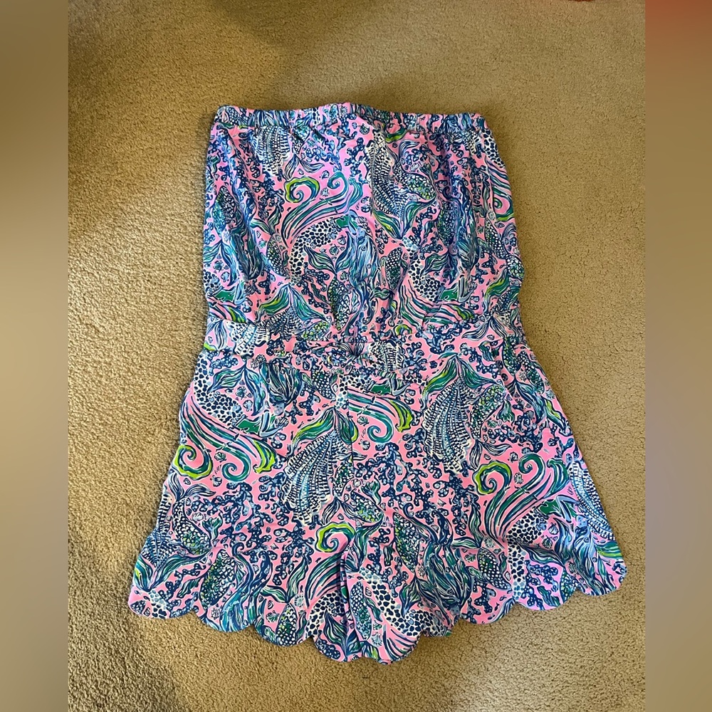 NWT Lilly Pulitzer Jace Strapless Romper